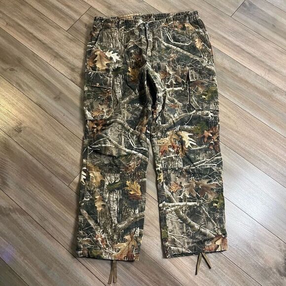 Redhead Green Camo Casual Pants Men 40x32 - Picture 2 of 5